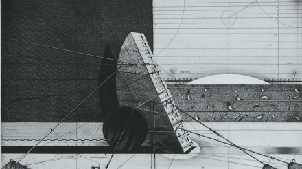 “Կեսօրից հետո” 1978, փորագրություն, 29.5 X 39.5 սմ