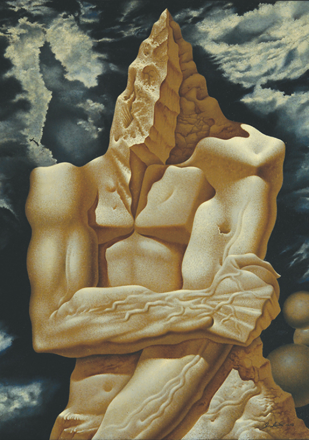 “Տիեզերական կամքի ուրվականը” շաչքից, 1979, կտավ, յուղաներկ, 61 x 43 սմ