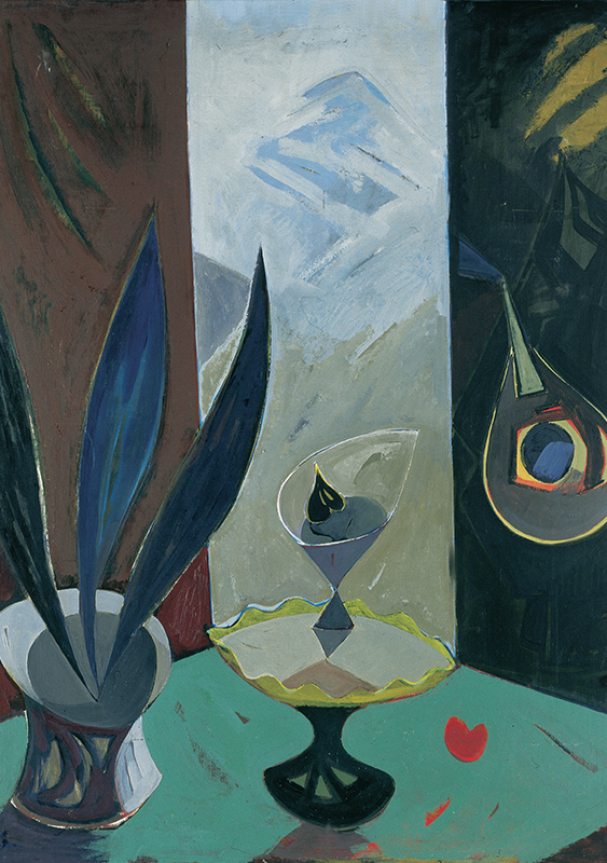 “Նատյուրմորտ պատուհանի մոտ” 1984, կտավ, յուղաներկ, 130 x 110 սմ