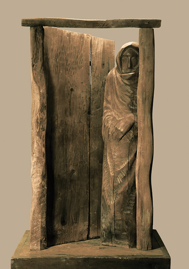 “Մինասի հիշատակին” փայտ, 100 x 60 x 50 սմ