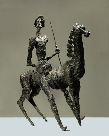 “Դոն Կիխոտ” 1978, բրոնզ, 60 x 50 x 27 սմ
