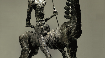 “Դոն Կիխոտ” 1978, բրոնզ, 60 x 50 x 27 սմ