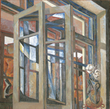 “Պատուհան” 1976, կտավ, յուղաներկ, 110 x 110 սմ