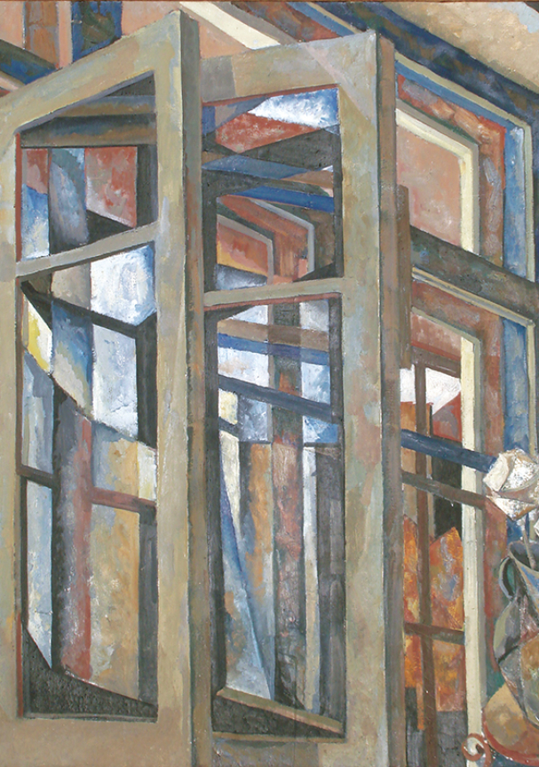 “Պատուհան” 1976, կտավ, յուղաներկ, 110 x 110 սմ