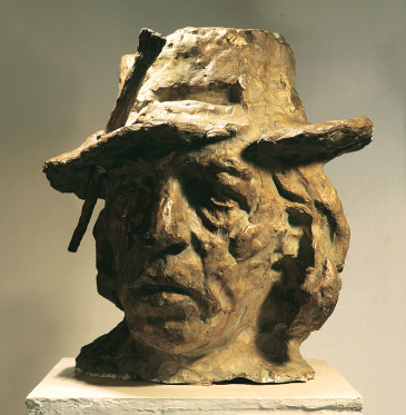 “Վրույր Գալստյան” 1984, բրոնզ, 46 x 41 x 40 սմ