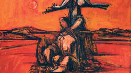 “Հիշողություններ Մուշից” 1987, կտավ, յուղաներկ, 100 x 120 սմ