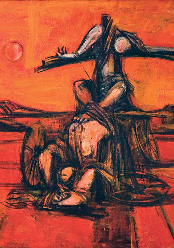 “Հիշողություններ Մուշից” 1987, կտավ, յուղաներկ, 100 x 120 սմ