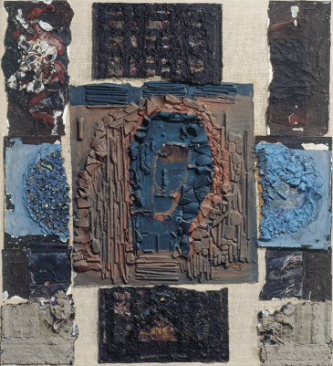 “Պատկեր” 1999, կոլաժ, 100 x 90 սմ
