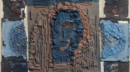 “Պատկեր” 1999, կոլաժ, 100 x 90 սմ