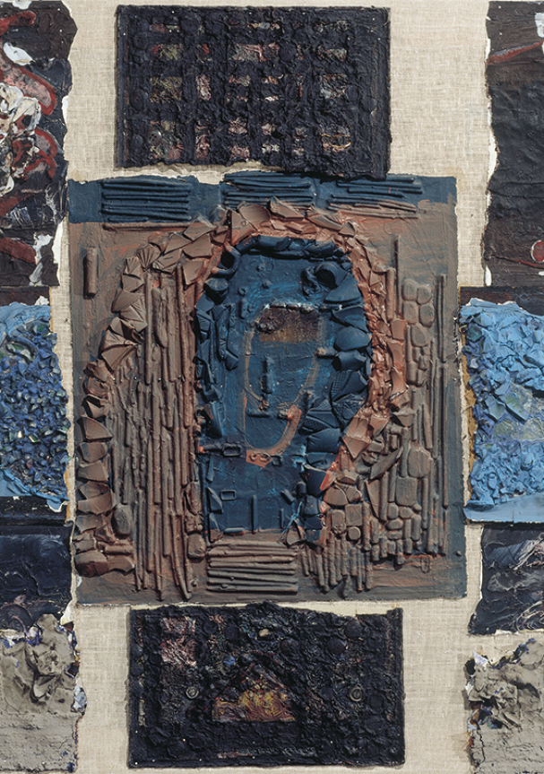 “Պատկեր” 1999, կոլաժ, 100 x 90 սմ